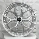 RIN 22X9.5 6-139.7 R1 SPORT 877 SILVER MF SATIN WINDOWS ET25 CB106.1