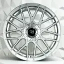 RIN 18X9.5 5-100/113 R1 SPORT QC1211 HYPER SILVER    ET38 CB73.1