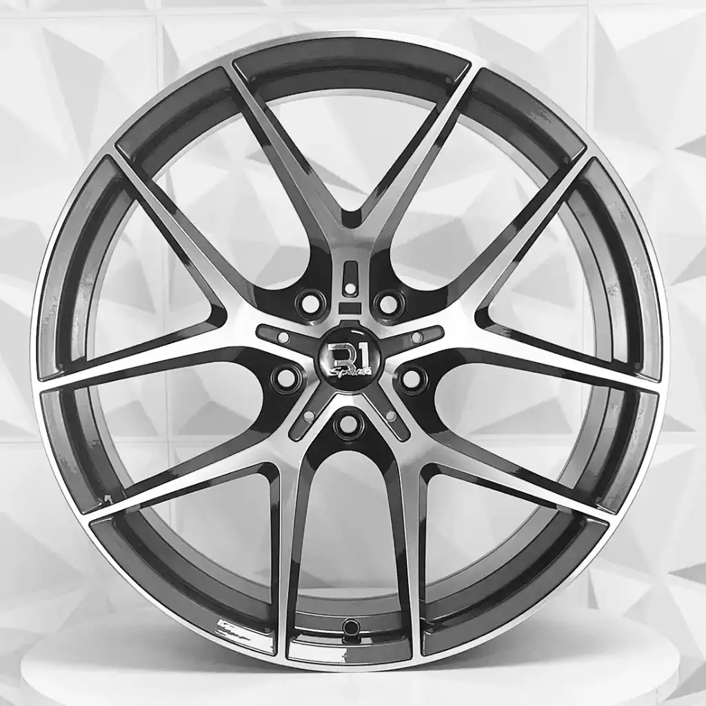 RIN 20X9.5 5-120 R1 SPORT FA754 GUNMETAL MACHINE FACE ET35 CB72.6