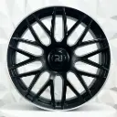 RIN 20X9.5 5-112 R1 SPORT M092 SATIN BLACK MACHINE LIP ET42 CB66.6